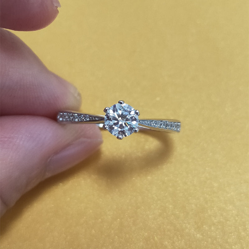 3 Carat Moissanite Ring