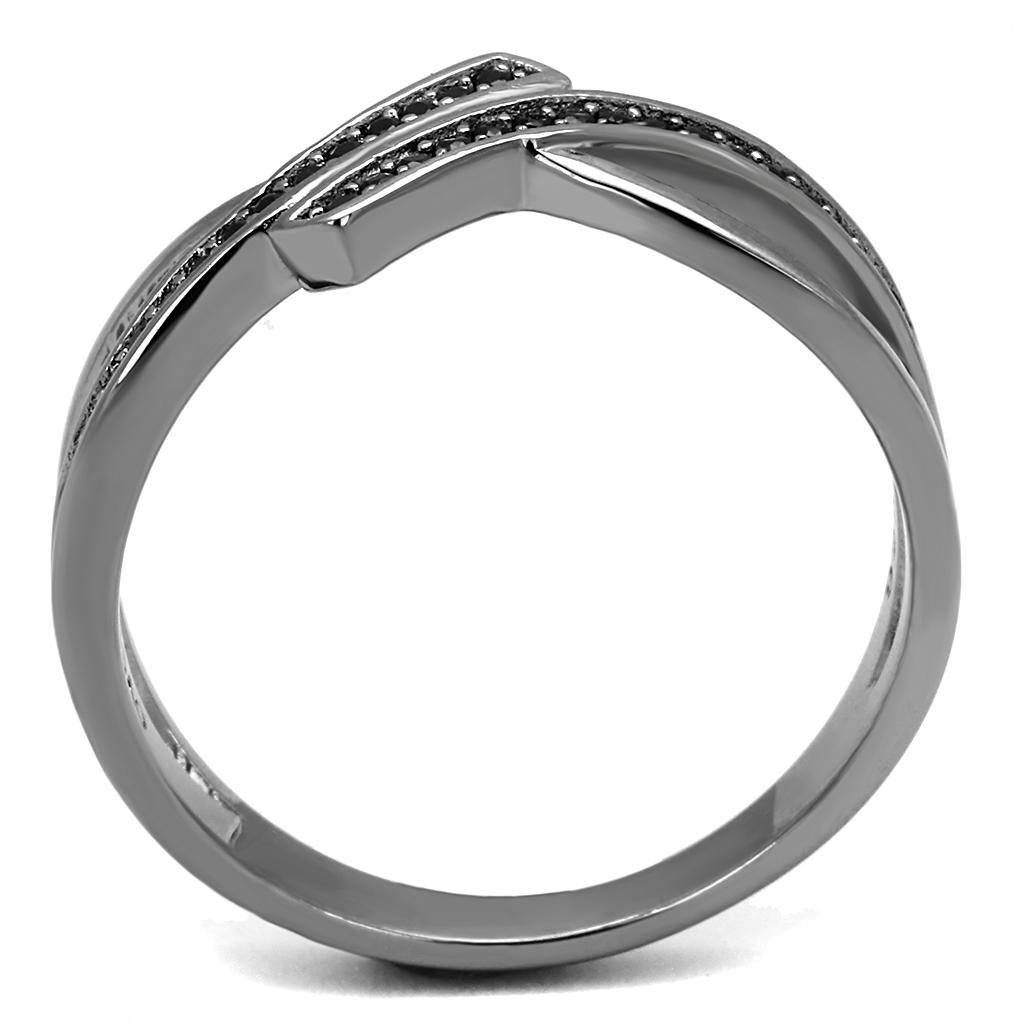 Ruthenium 925 Sterling Silver Ring