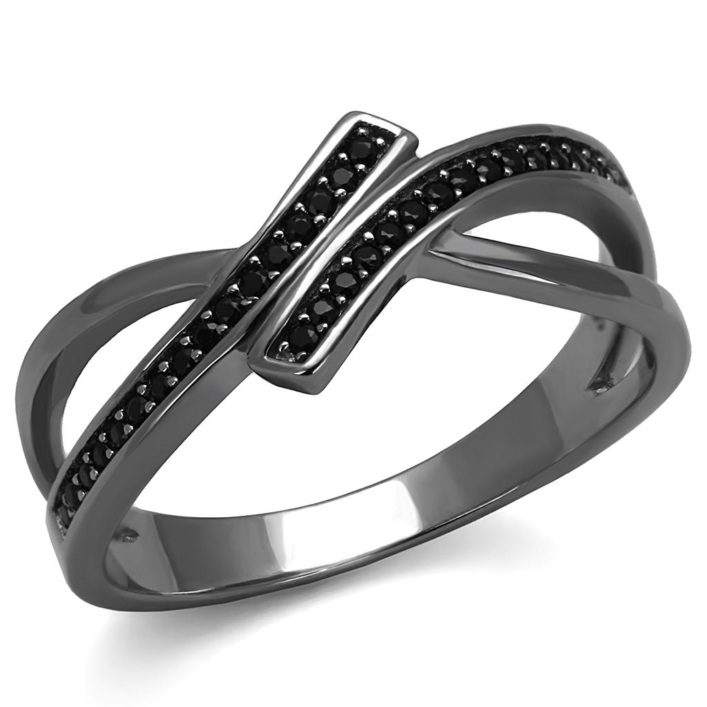 Ruthenium 925 Sterling Silver Ring